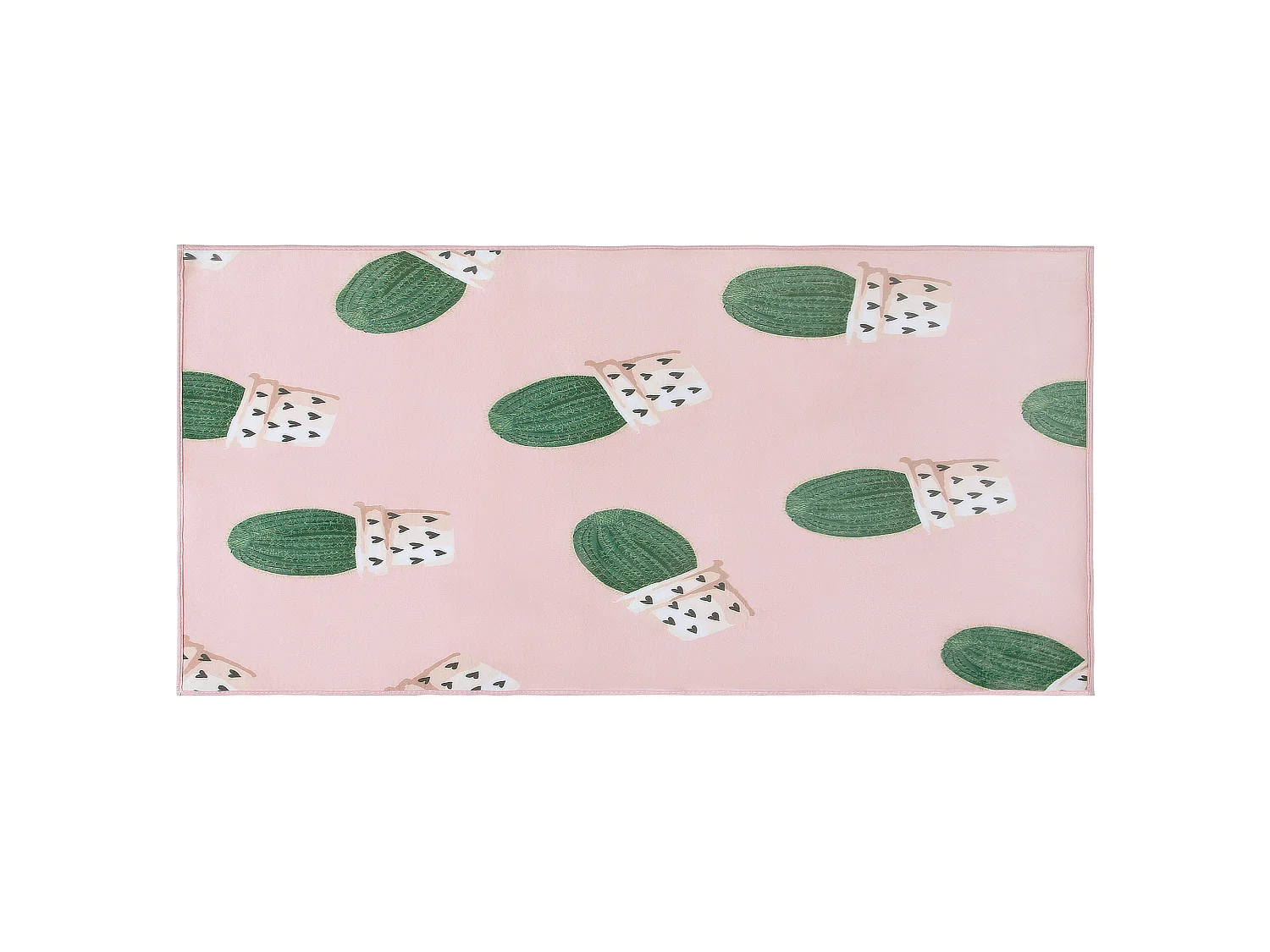 Tapis enfant ELDIVAN Rose 80 x 150 cm