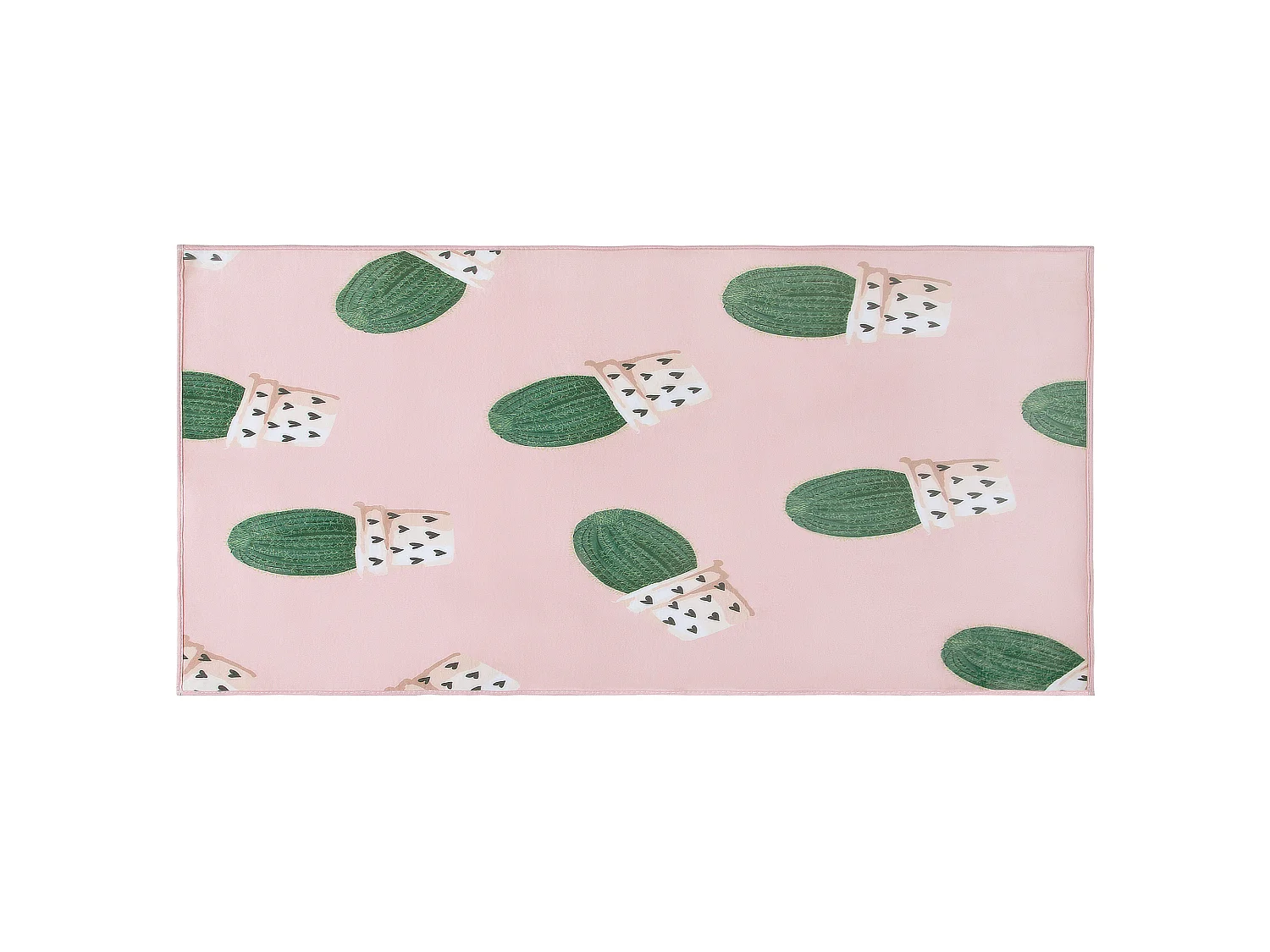 Tapis enfant ELDIVAN Rose 80 x 150 cm