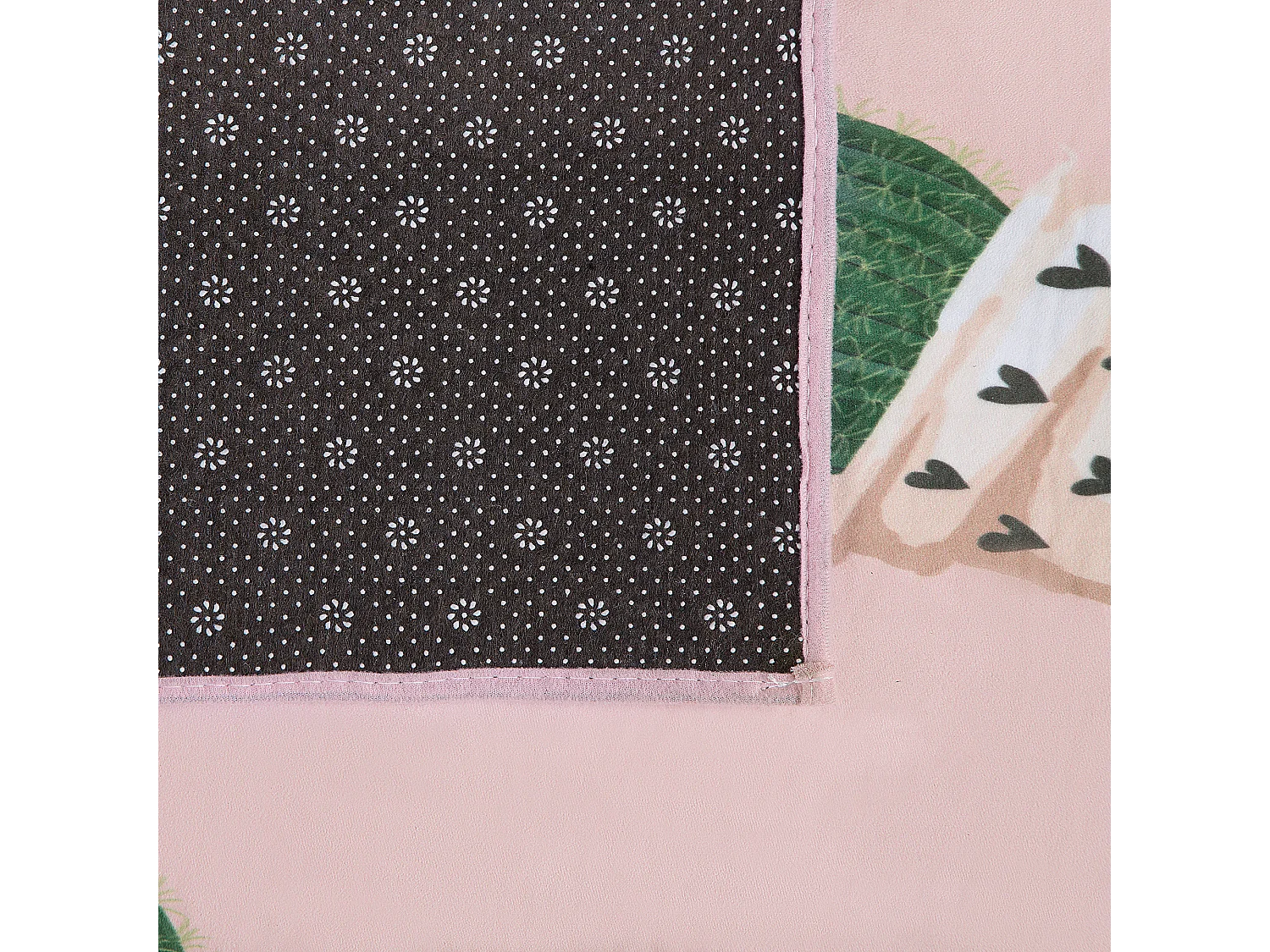 Tapis enfant ELDIVAN Rose 80 x 150 cm