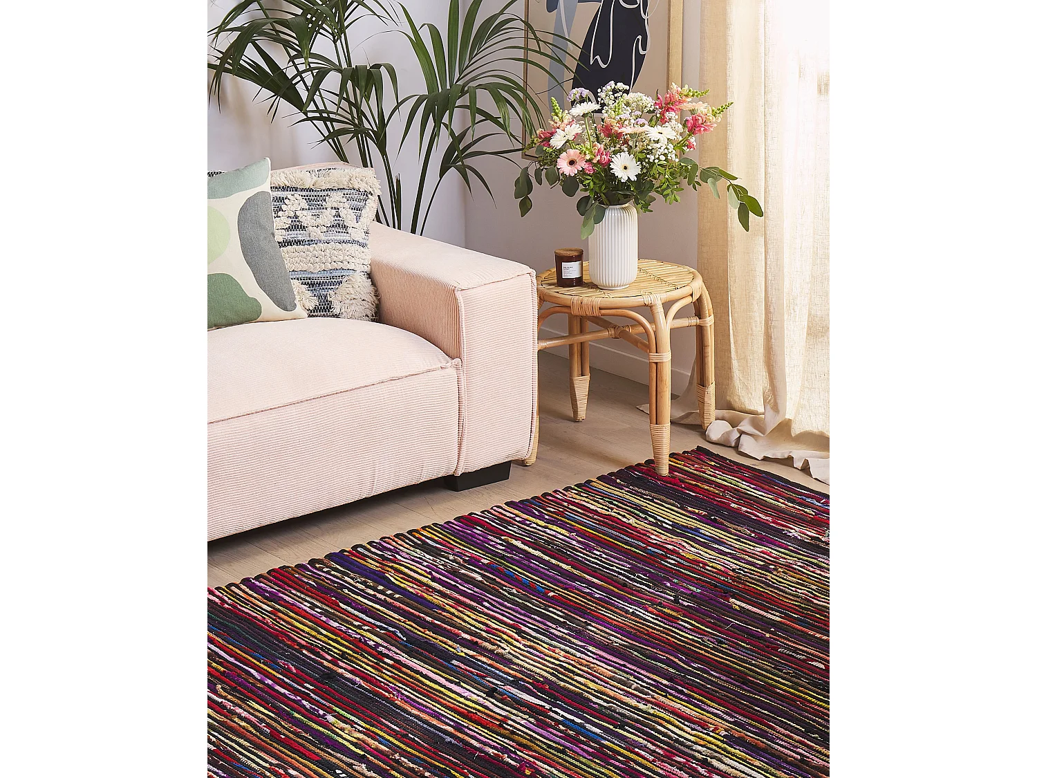 Tapis BARTIN Noir 140 x 200 cm