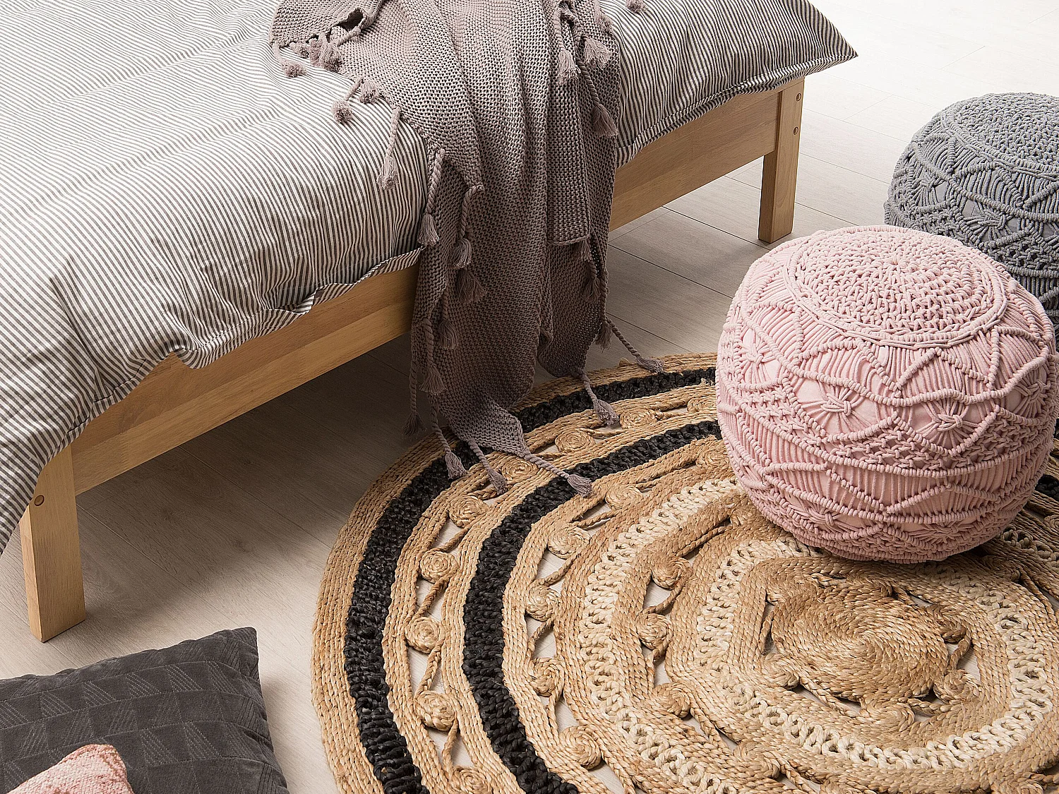 Tapis GOYNE ø 140 cm Jute Beige