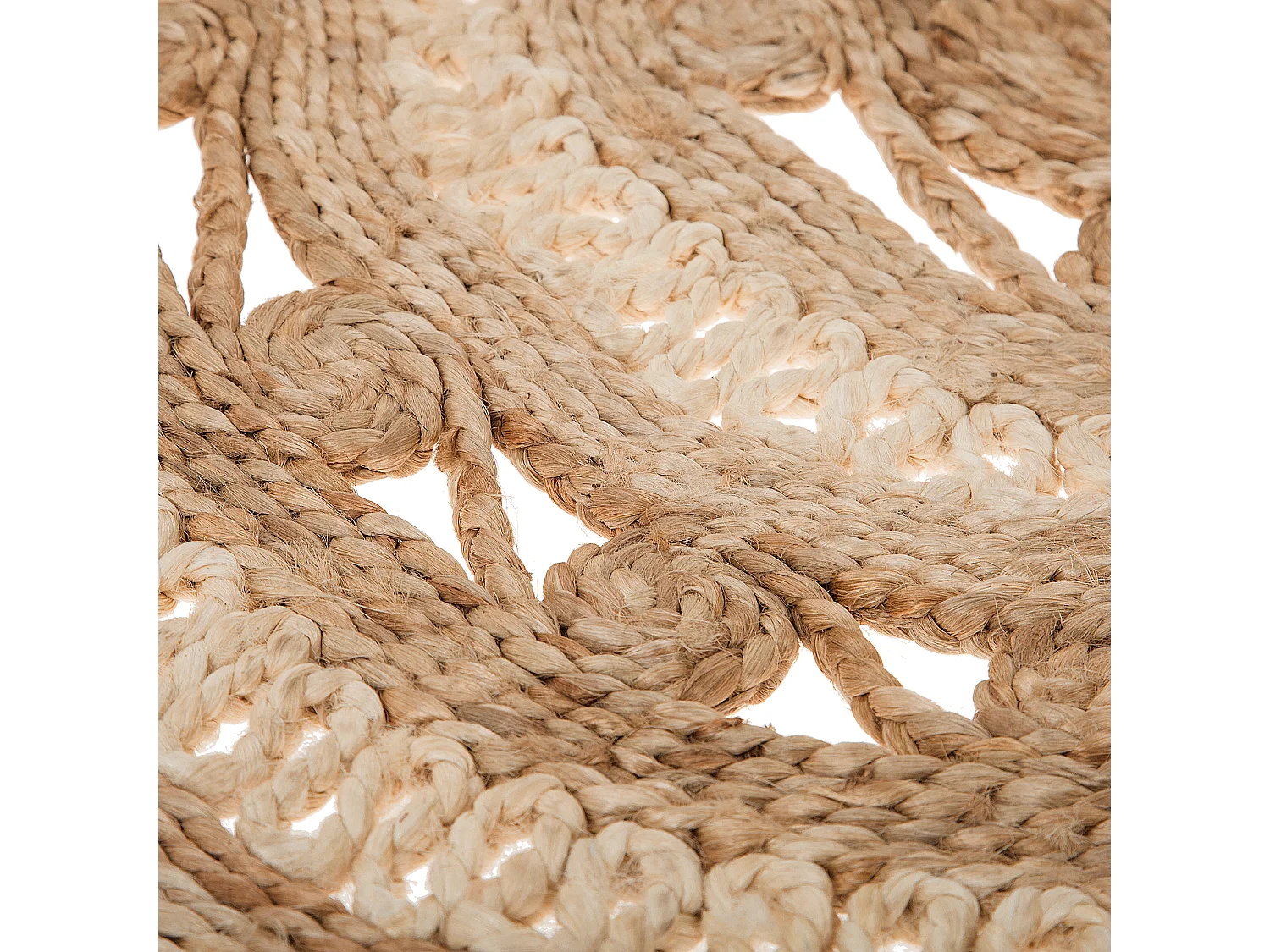 Tapete GOYNE ø 140 cm Juta Creme