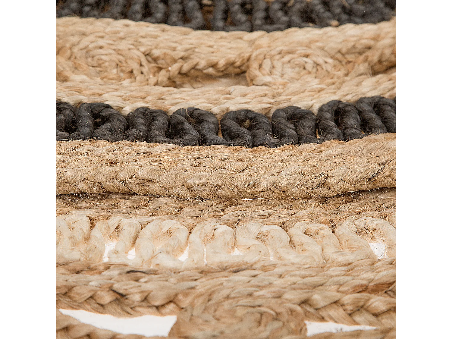 Tapete GOYNE ø 140 cm Juta Creme