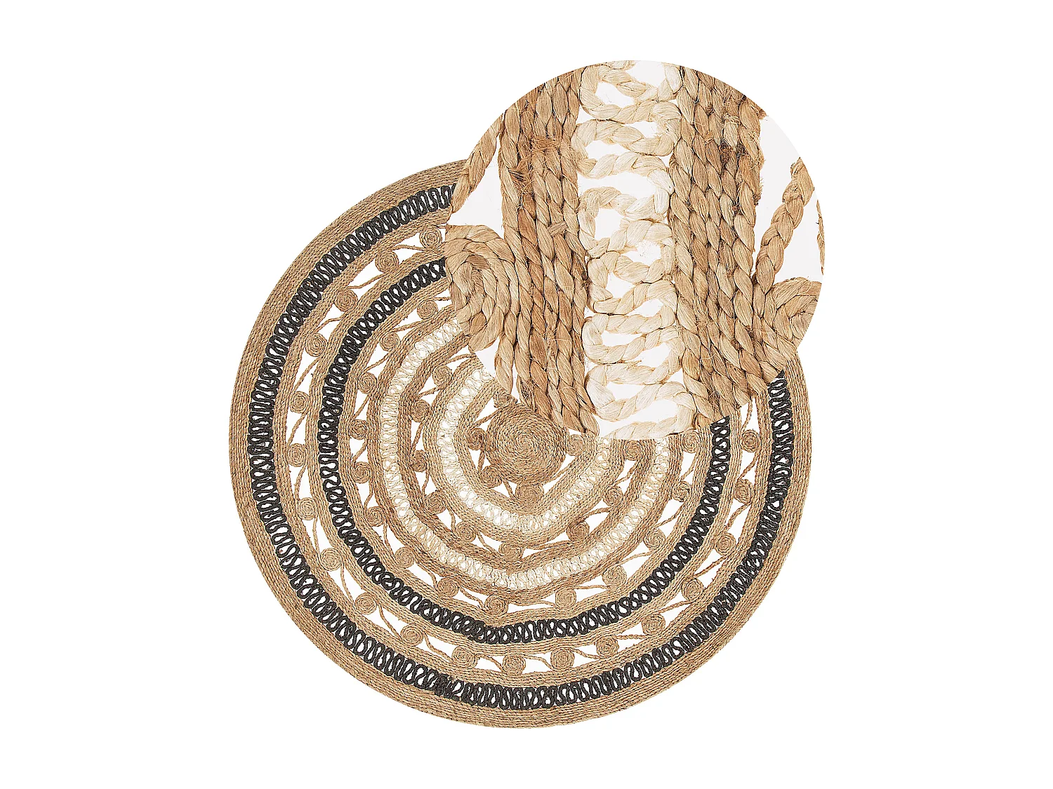 Tapis GOYNE ø 140 cm Jute Beige