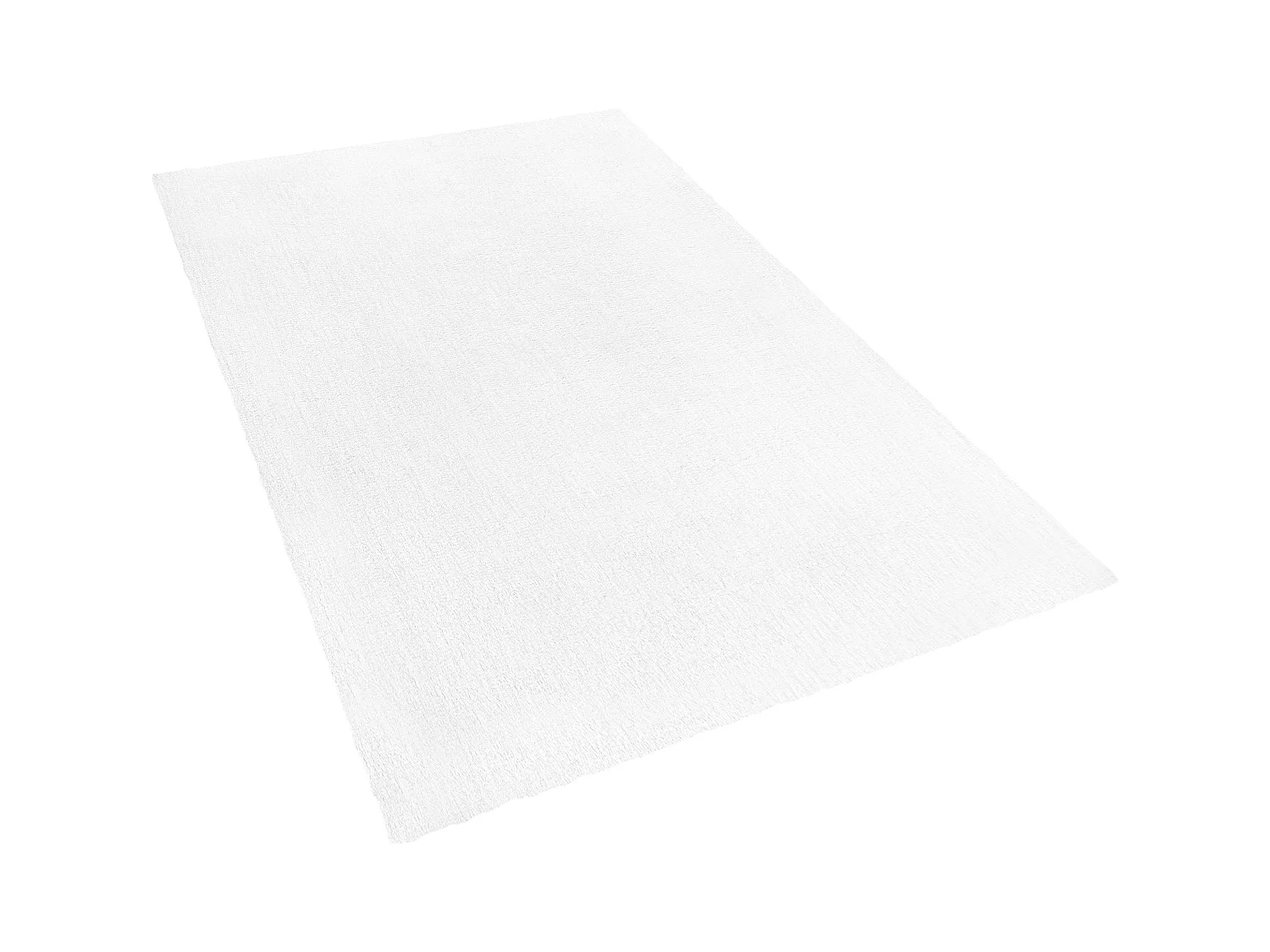 Vloerkleed polyester wit 140 x 200 cm DEMRE