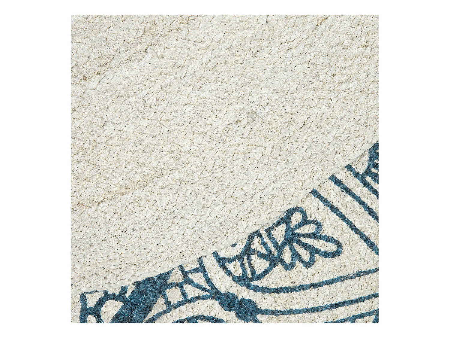 Alfombra ANADERE ø 120 cm Yute Azul