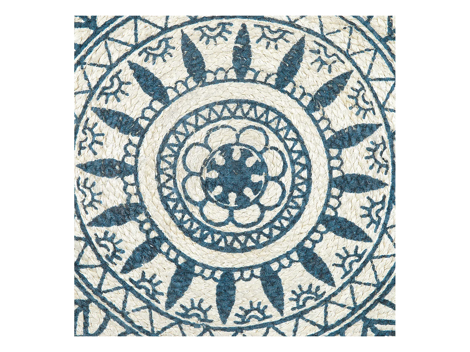 Alfombra ANADERE ø 120 cm Yute Azul