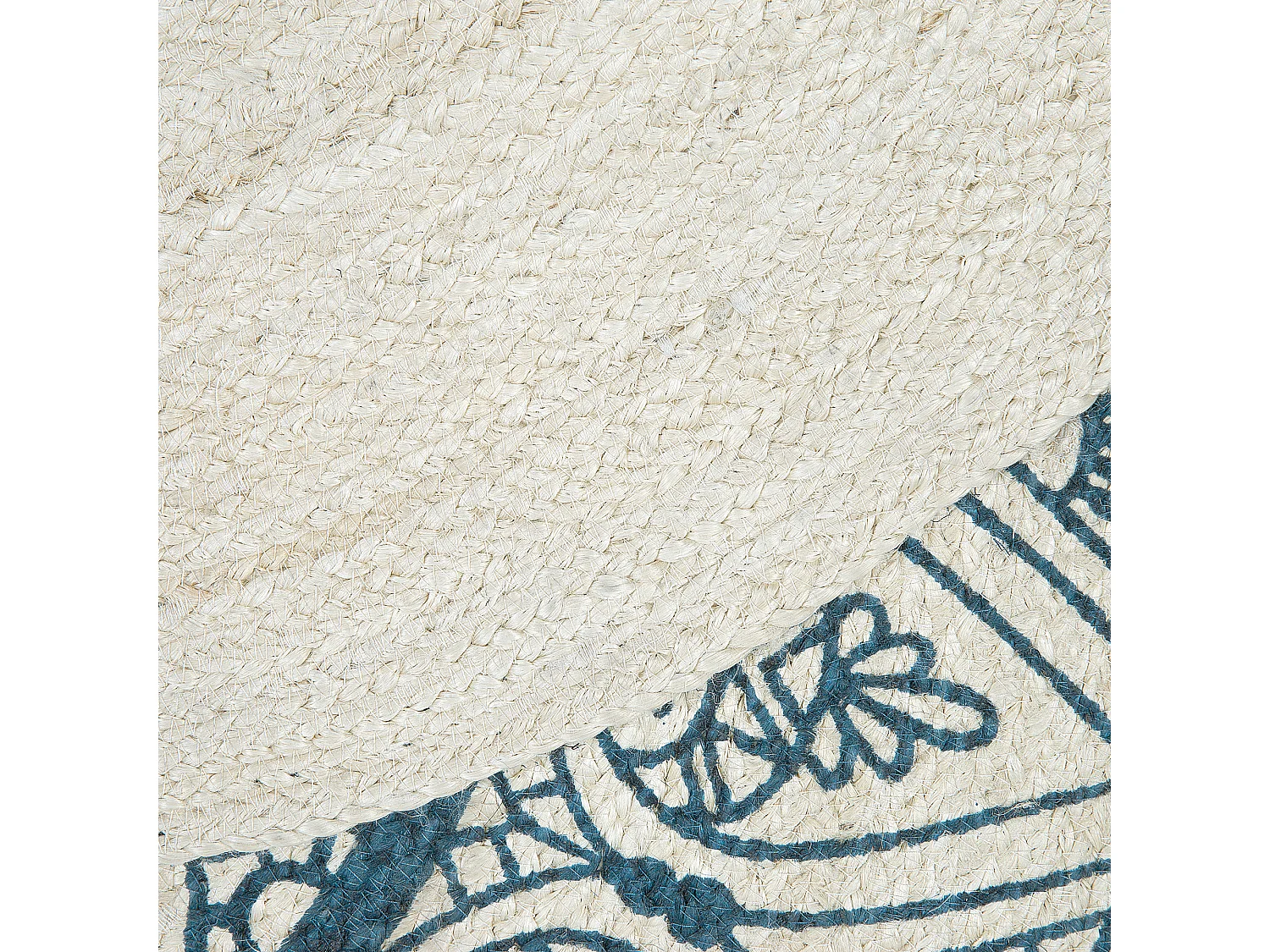 Alfombra ANADERE ø 120 cm Yute Azul