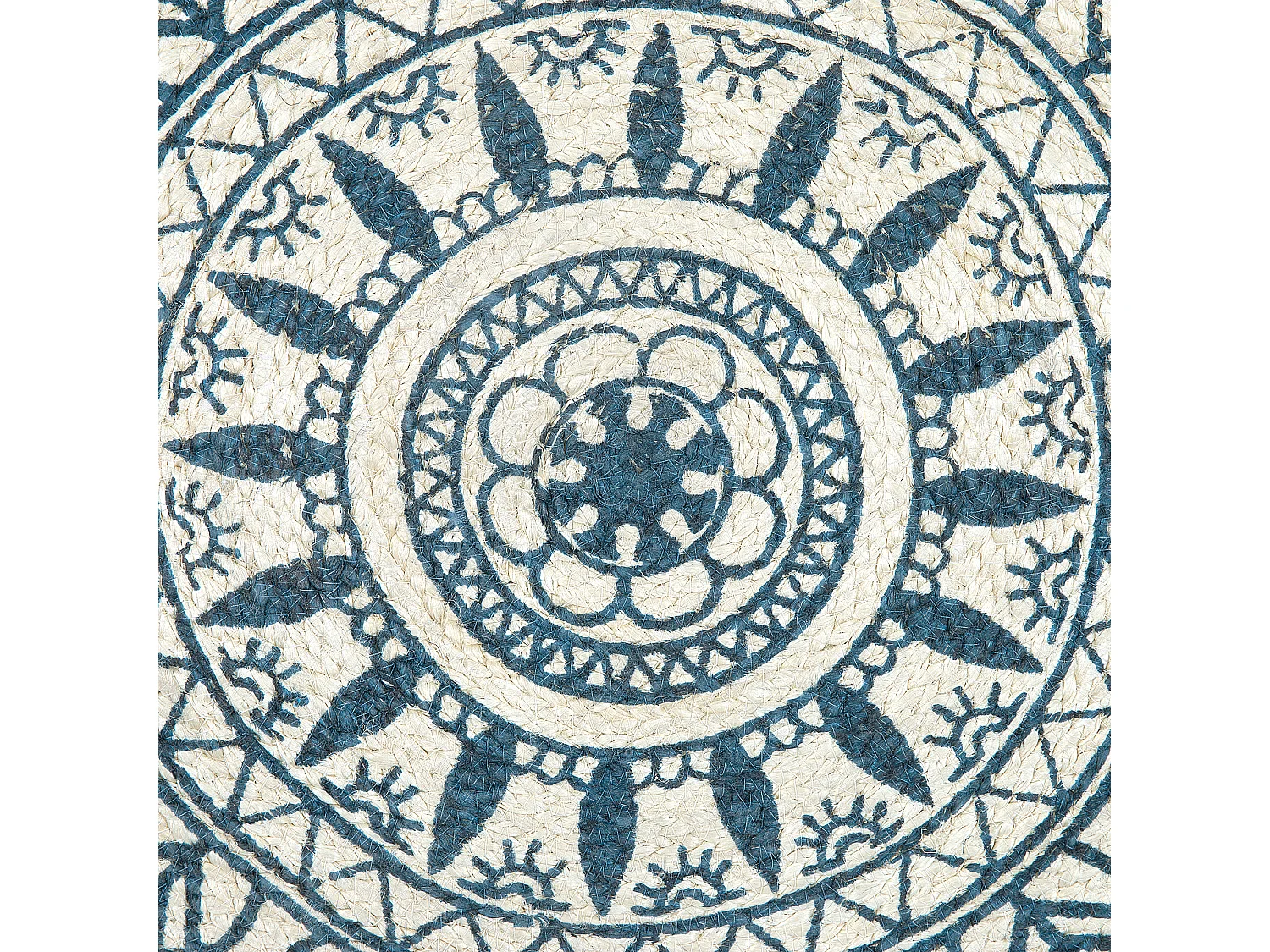 Alfombra ANADERE ø 120 cm Yute Azul