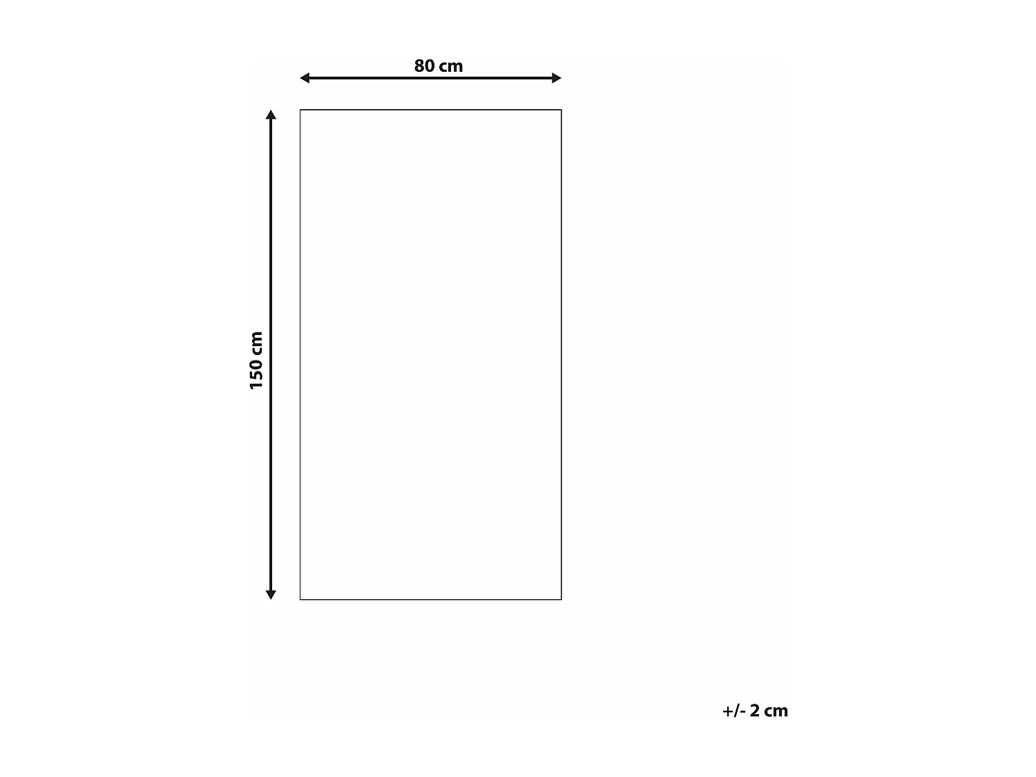 Vloerkleed leer bruin 80 x 150 cm MUT