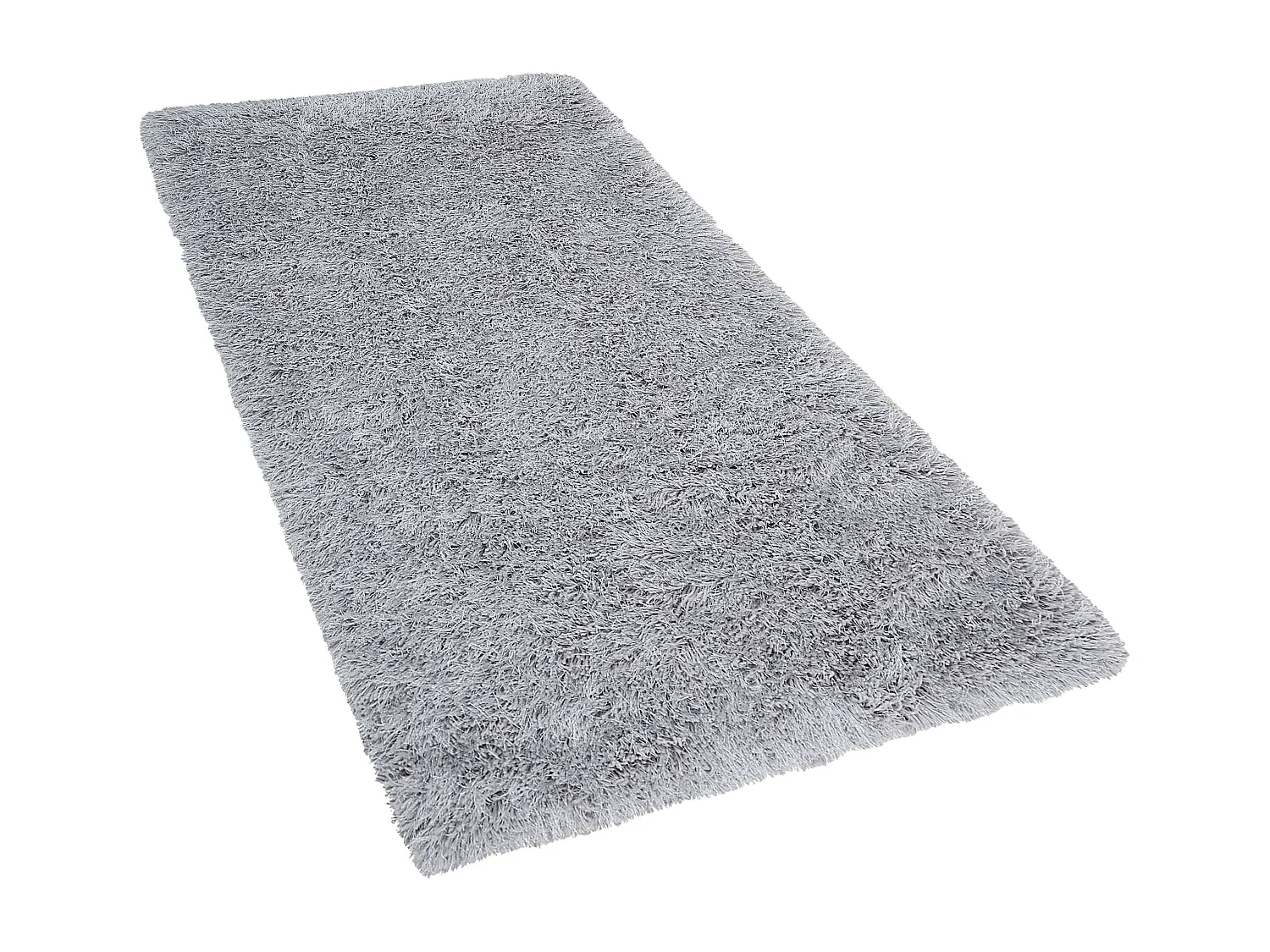 Tapis à poils longs CIDE Gris clair 80 x 150 cm