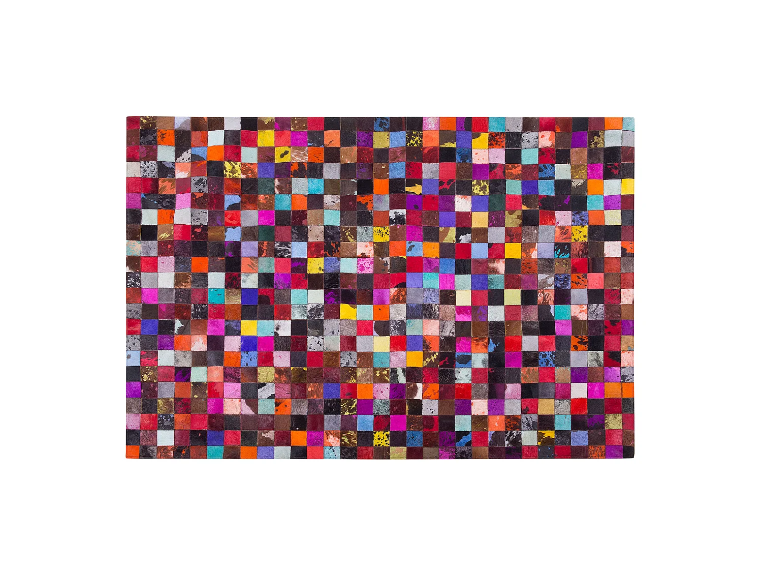 Vloerkleed patchwork meerkleurig 160 x 230 cm ENNE
