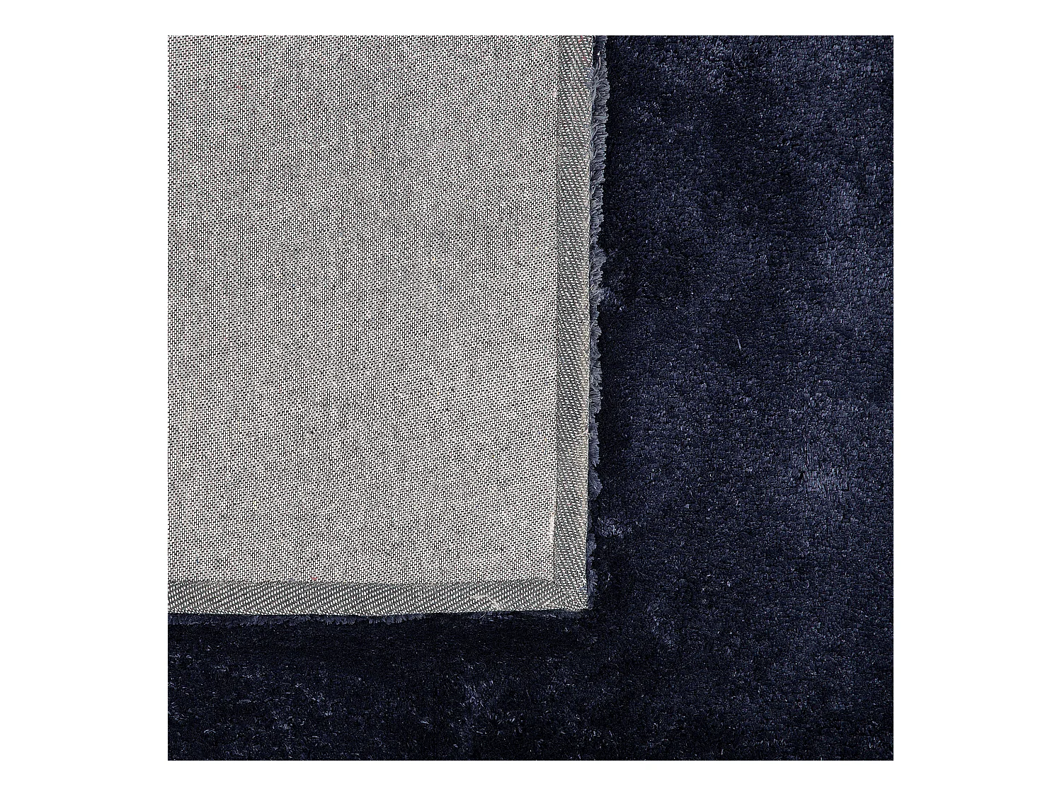 Vloerkleed polyester donkerblauw 160 x 230 cm EVREN