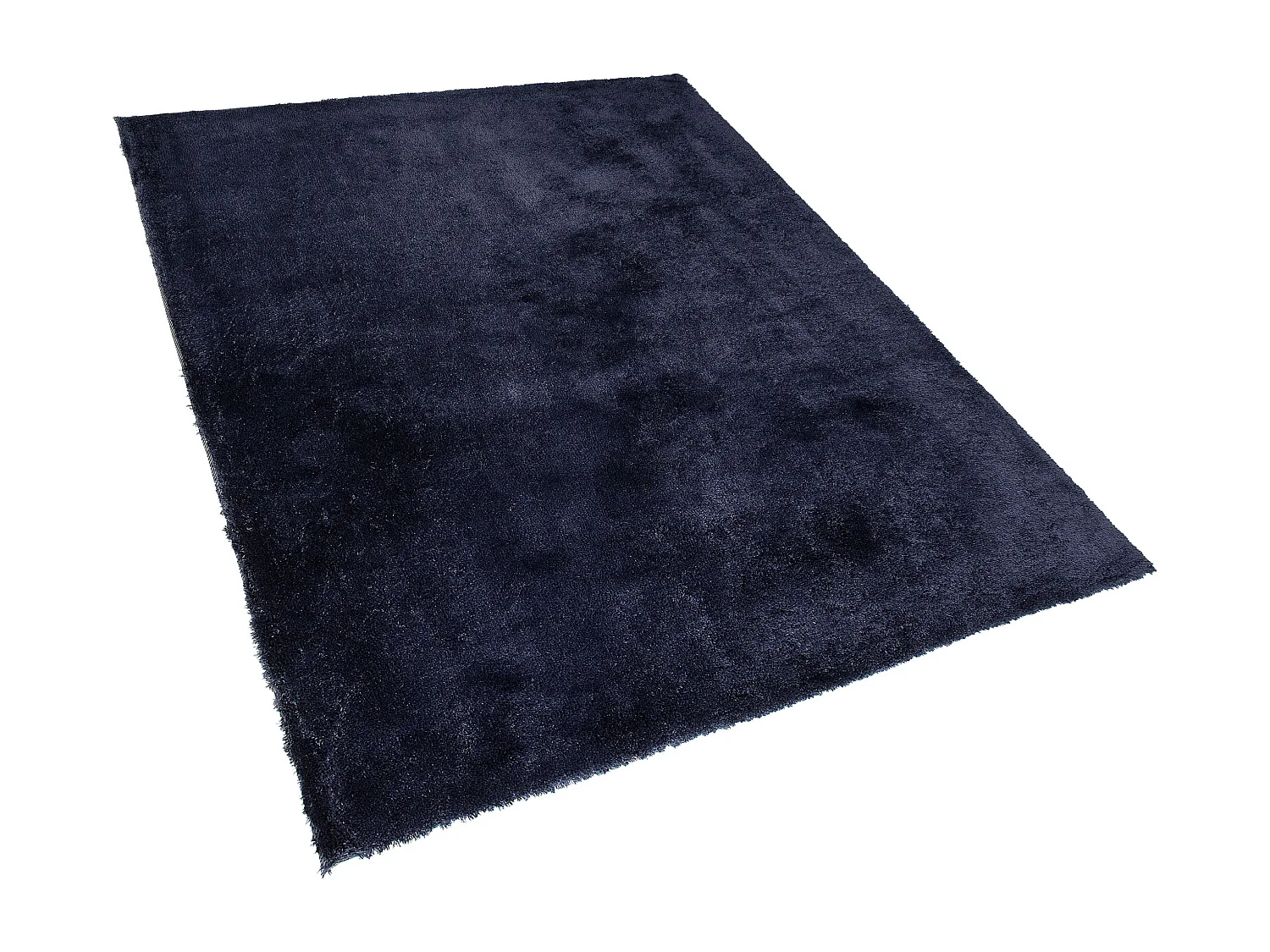 Tapis à poils longs EVREN Bleu foncé 160 x 230 cm