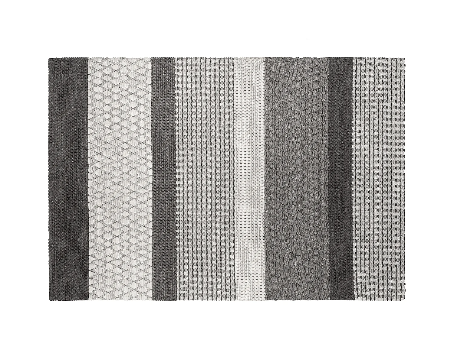 Tapis AKKAYA Gris 140 x 200 cm Laine