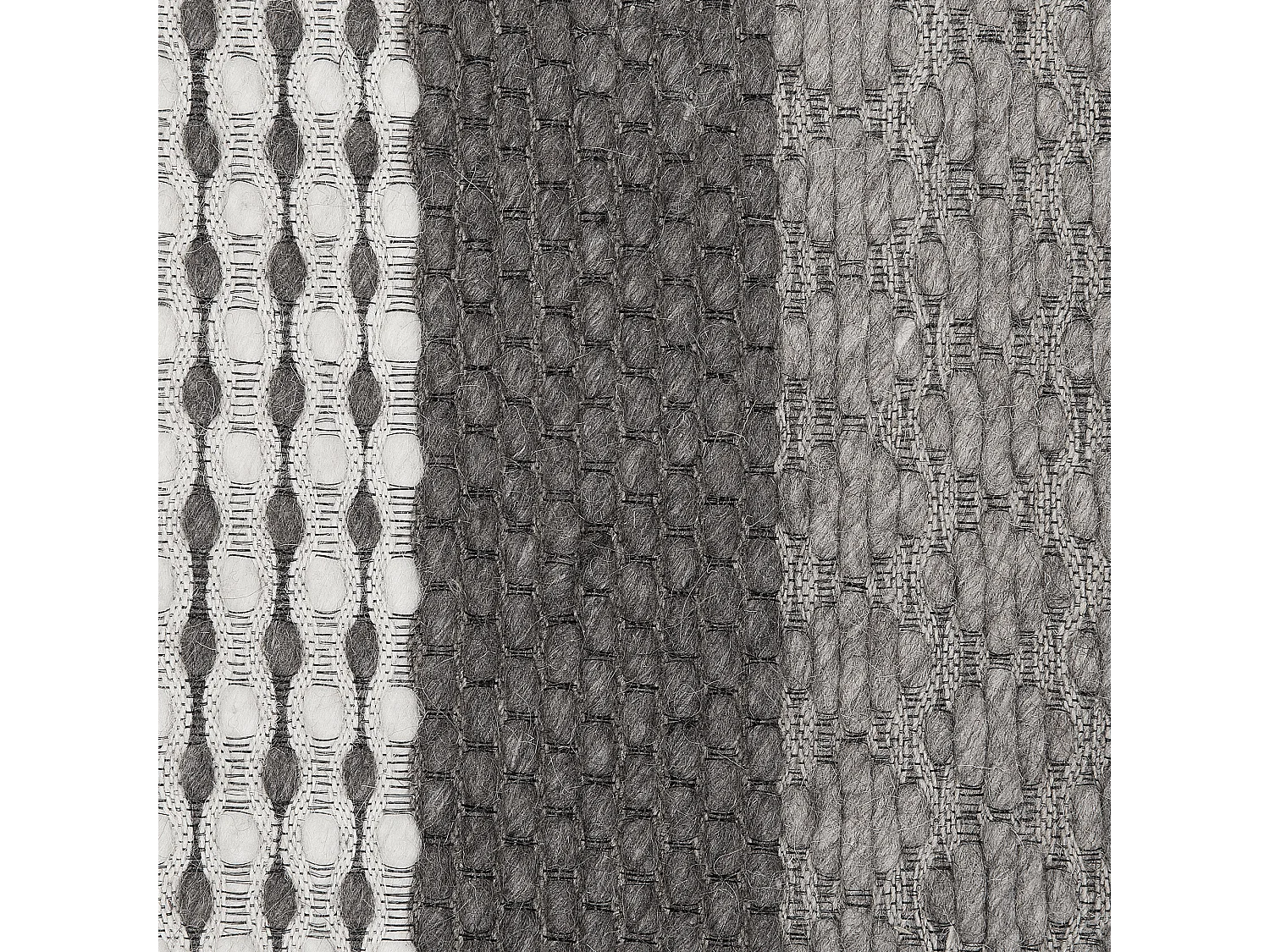 Dywan wełniany 140 x 200 cm szary AKKAYA