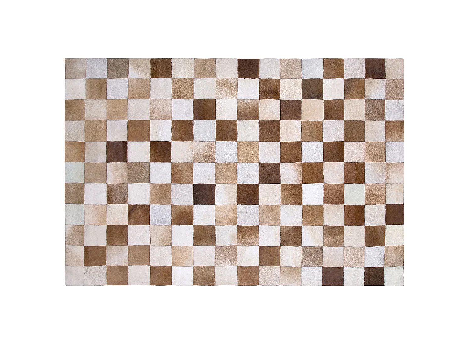 Tapis SOLMAZ Beige 160 x 230 cm Cuir