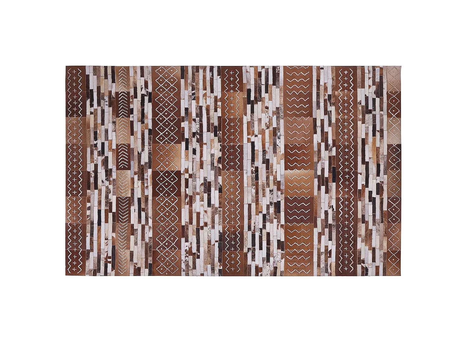 Tapis HEREKLI Marron 160 x 230 cm Cuir