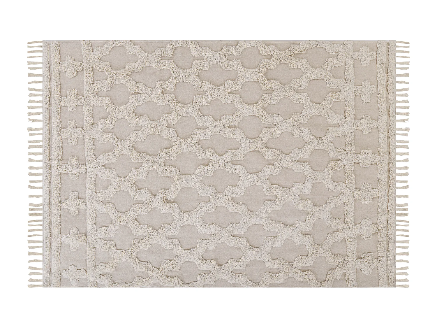 Tapis SULUOVA Beige 160 x 230 cm Coton