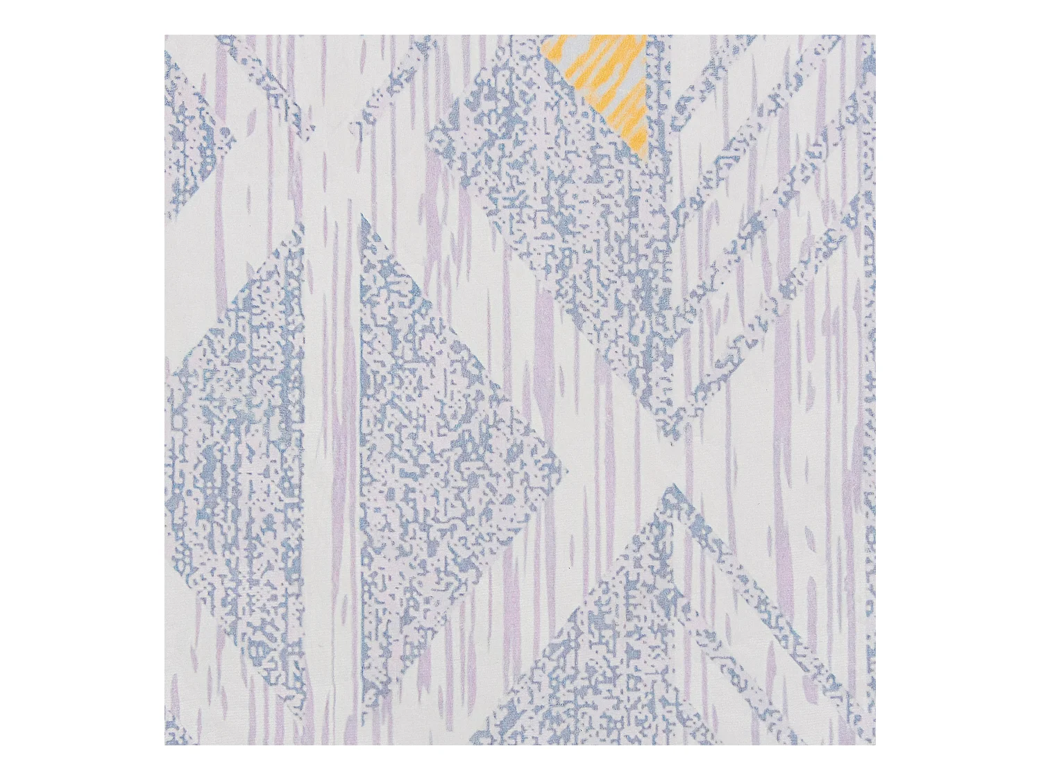 Eleganter Teppich mit geometrischem Muster grau gelb 140 x 200 cm Kargi