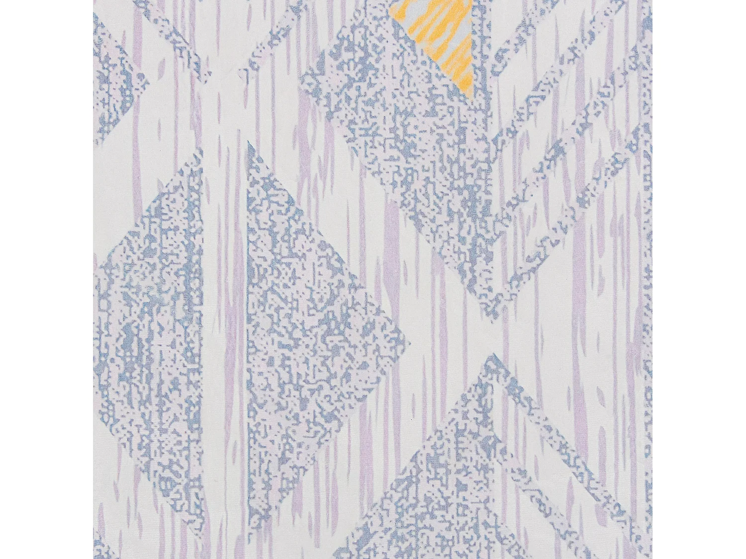 Vloerkleed polyester grijs/geel 140 x 200 cm KARGI