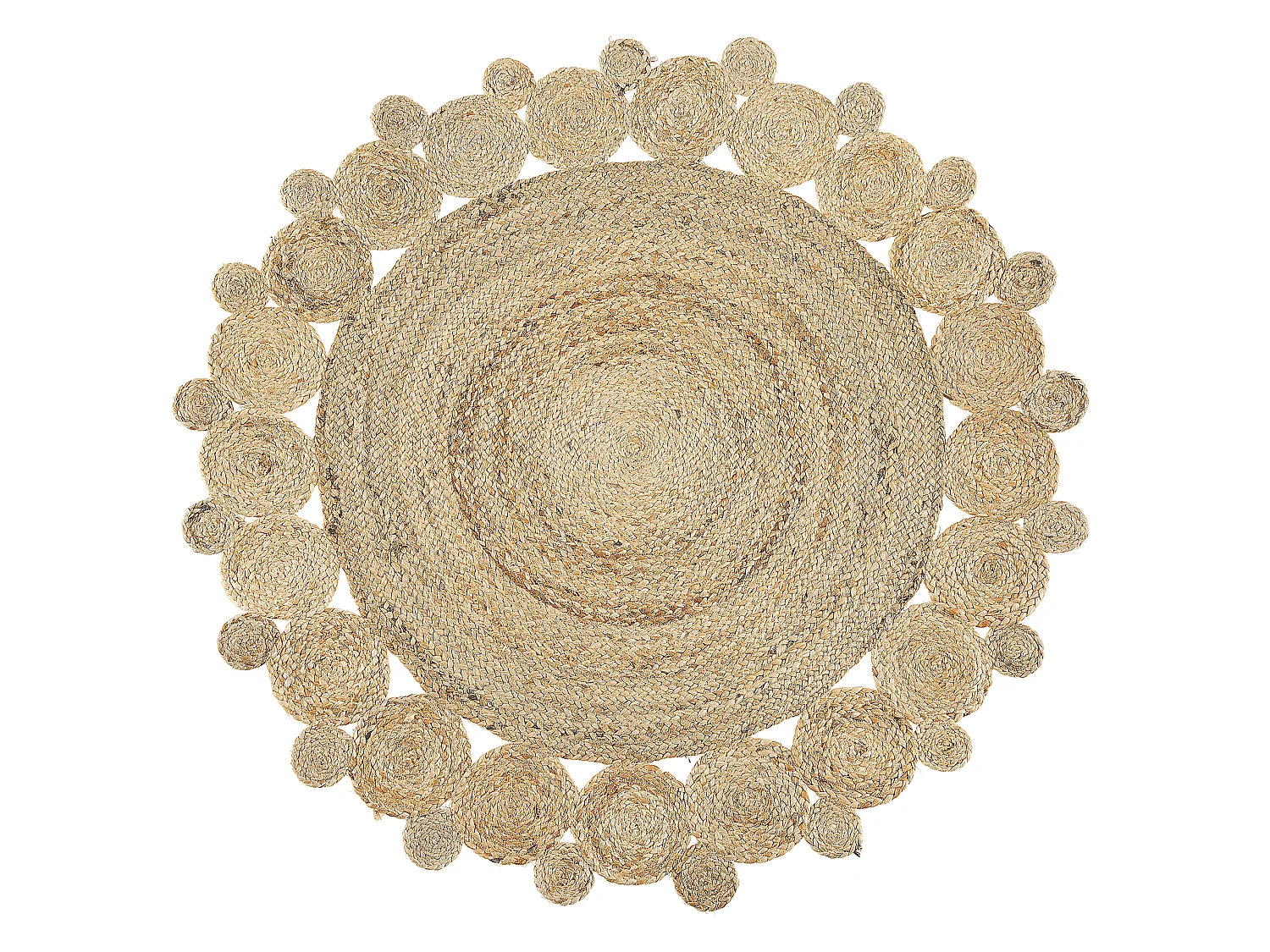 Tappeto GOLGEN ø 120 cm Iuta Beige