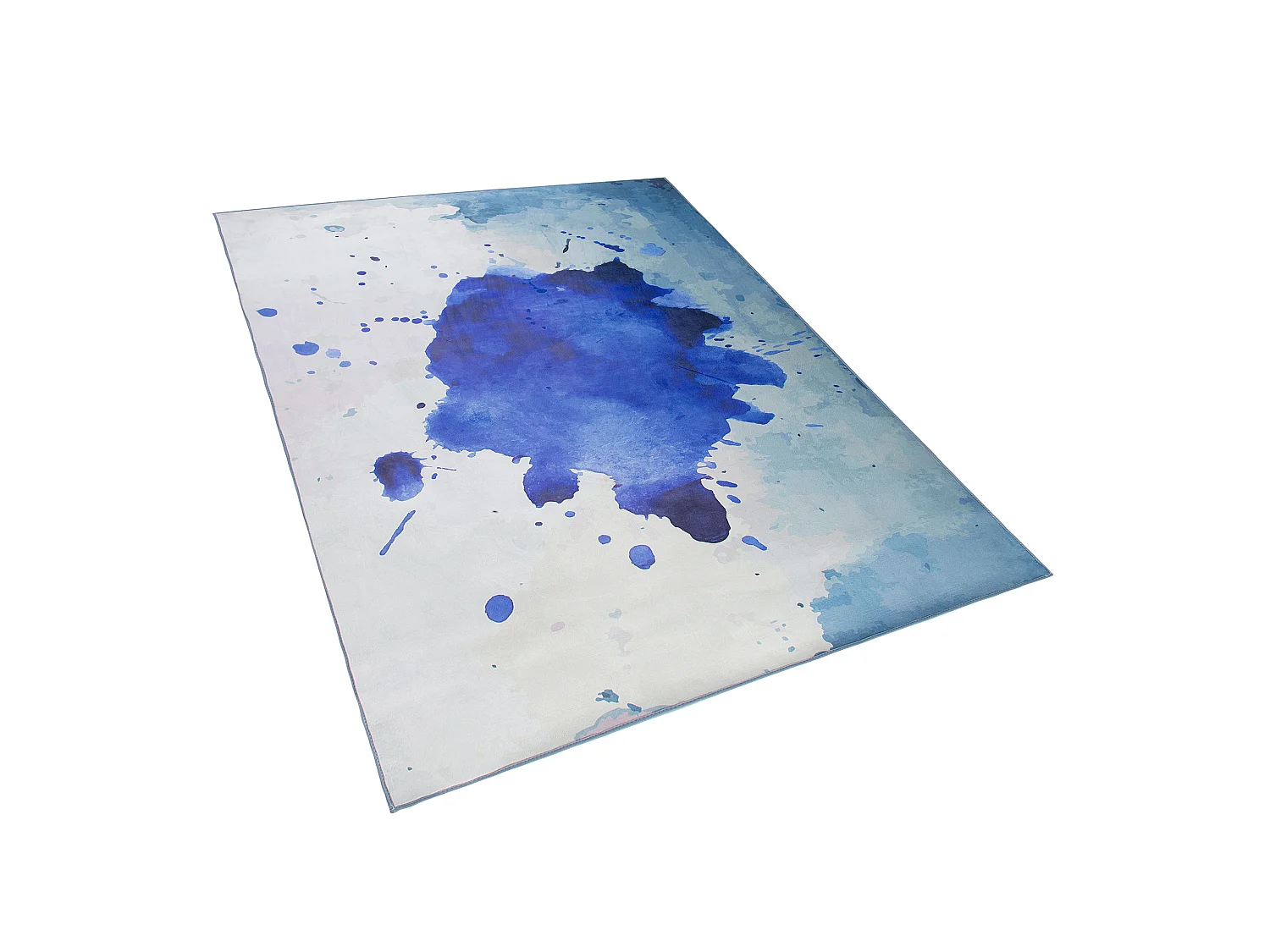 Vloerkleed polyester blauw 160 x 230 cm ODALAR