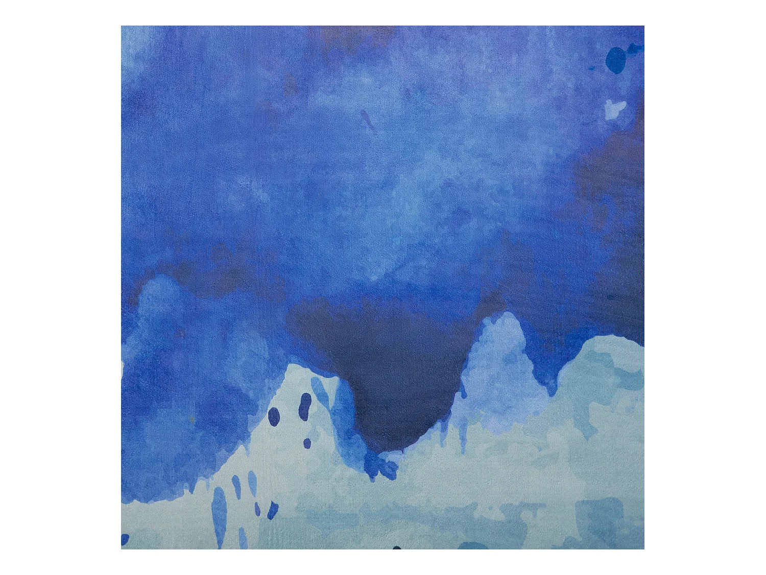 Vloerkleed polyester blauw 160 x 230 cm ODALAR