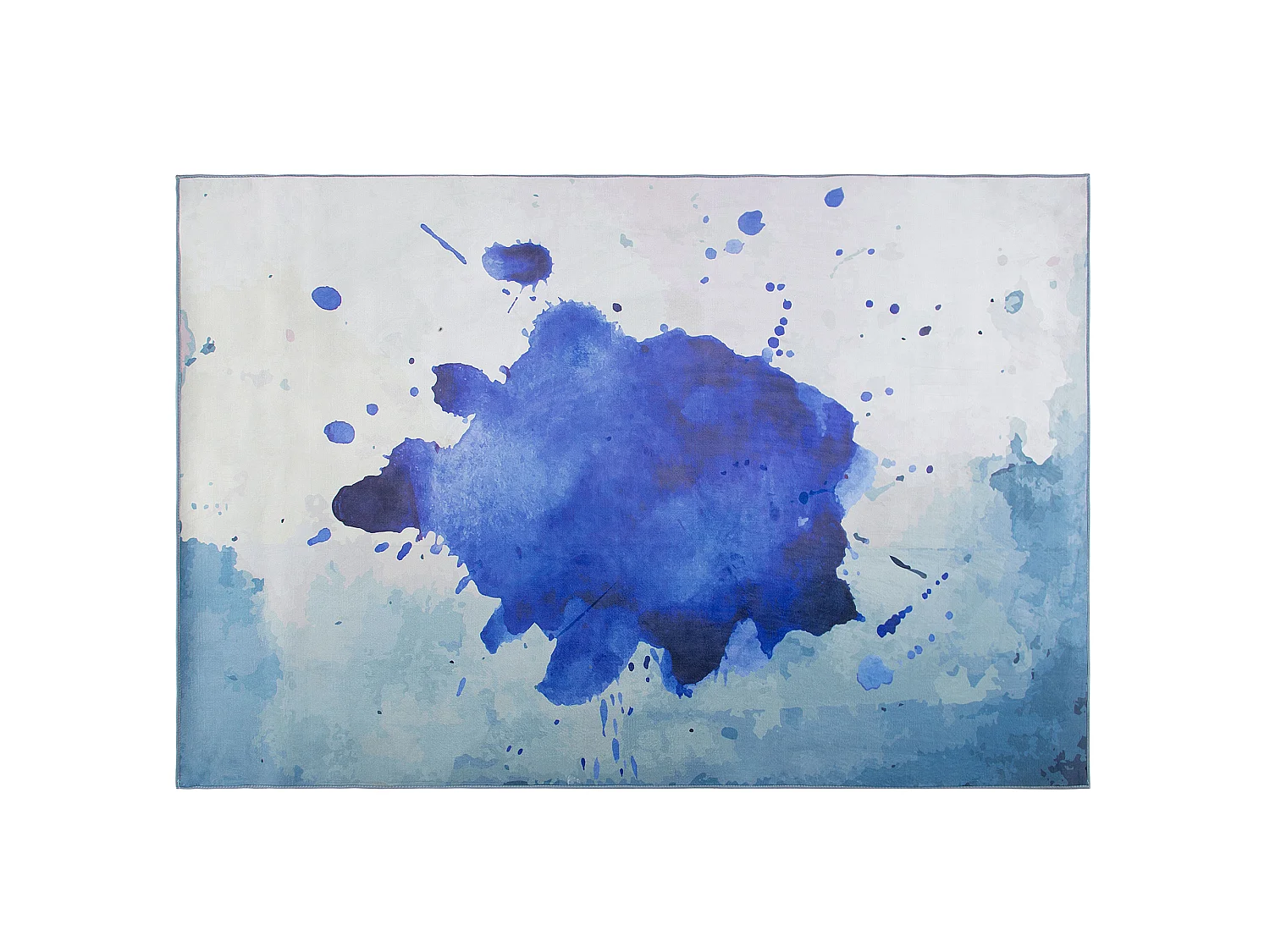 Tapis avec tache encre bleu 160 x 230 cm ODALAR