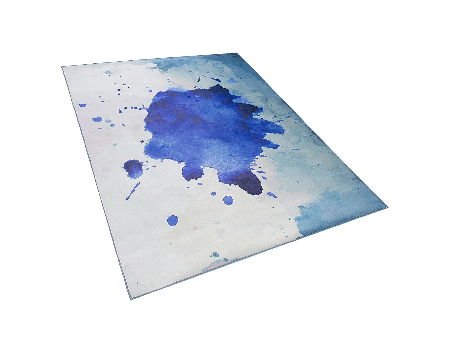 Tapis avec tache encre bleu 160 x 230 cm ODALAR