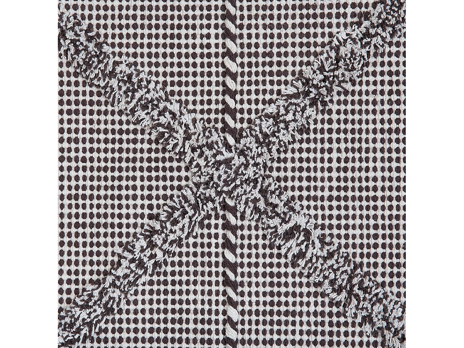 Vloerkleed katoen bruin 80 x 150 cm TUZLA