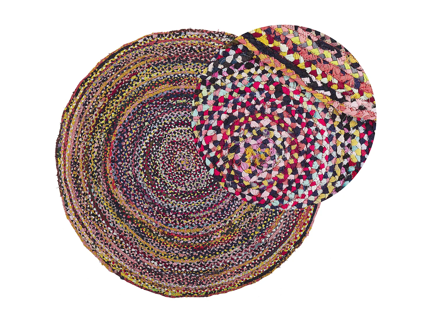 Tappeto cotone multicolore ⌀ 140 cm TOKAT