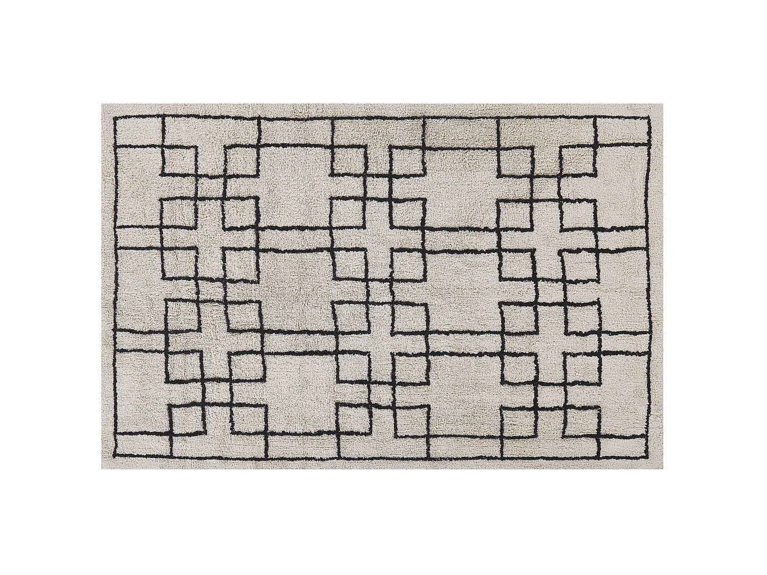 Tapis en Coton Beige 160 x 230 cm TURHAL