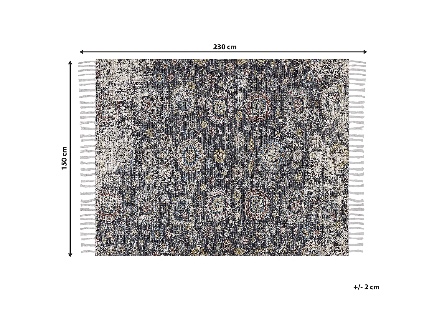 Rug ARMUTALAN Multicolour 150 x 230 cm