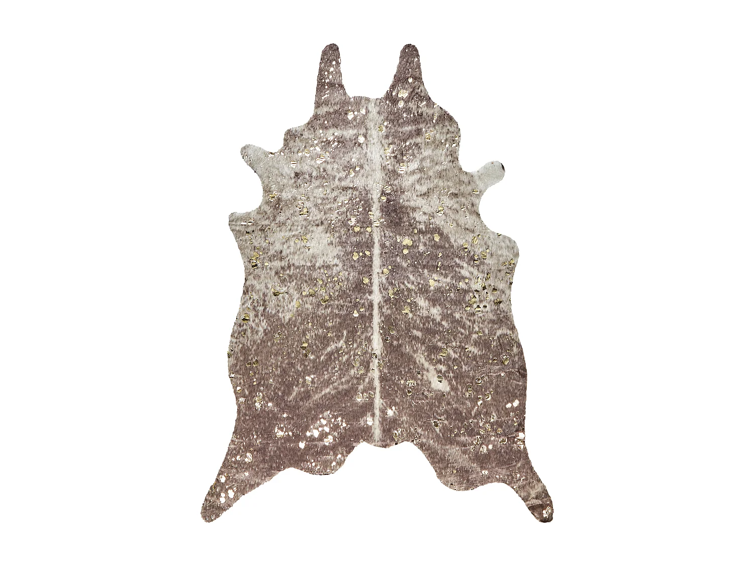 simili de vache BOGONG Taupe 150 x 200 cm