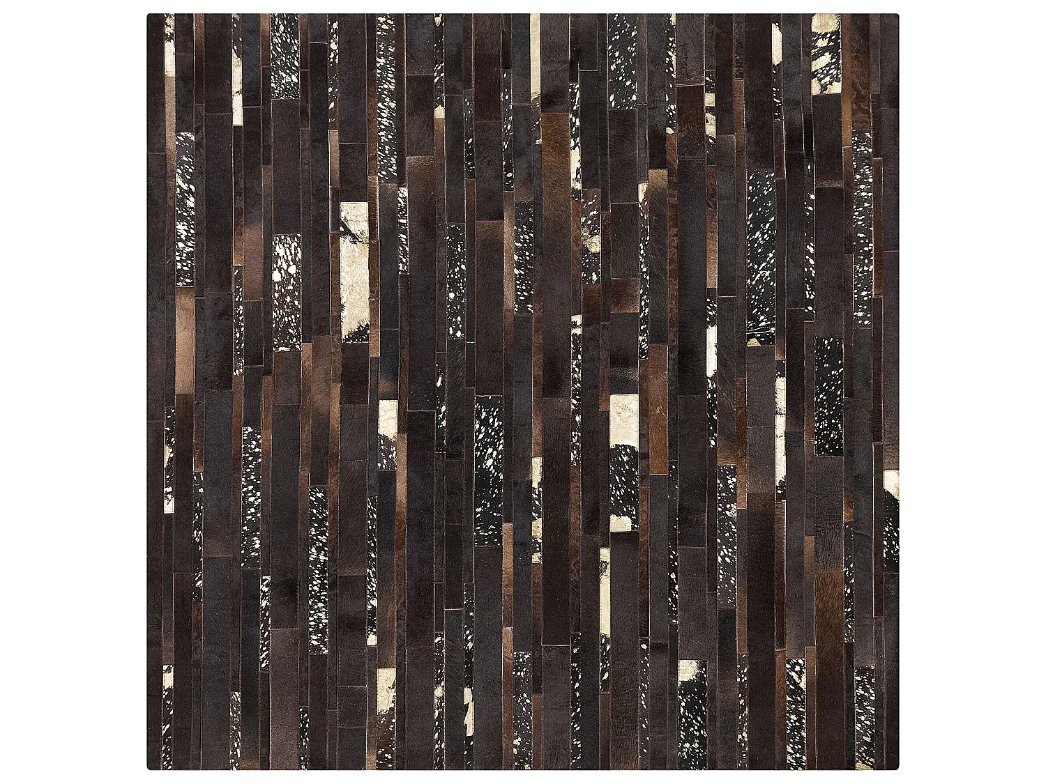 Tapis ARTVIN 200 x 200 cm Cuir Marron