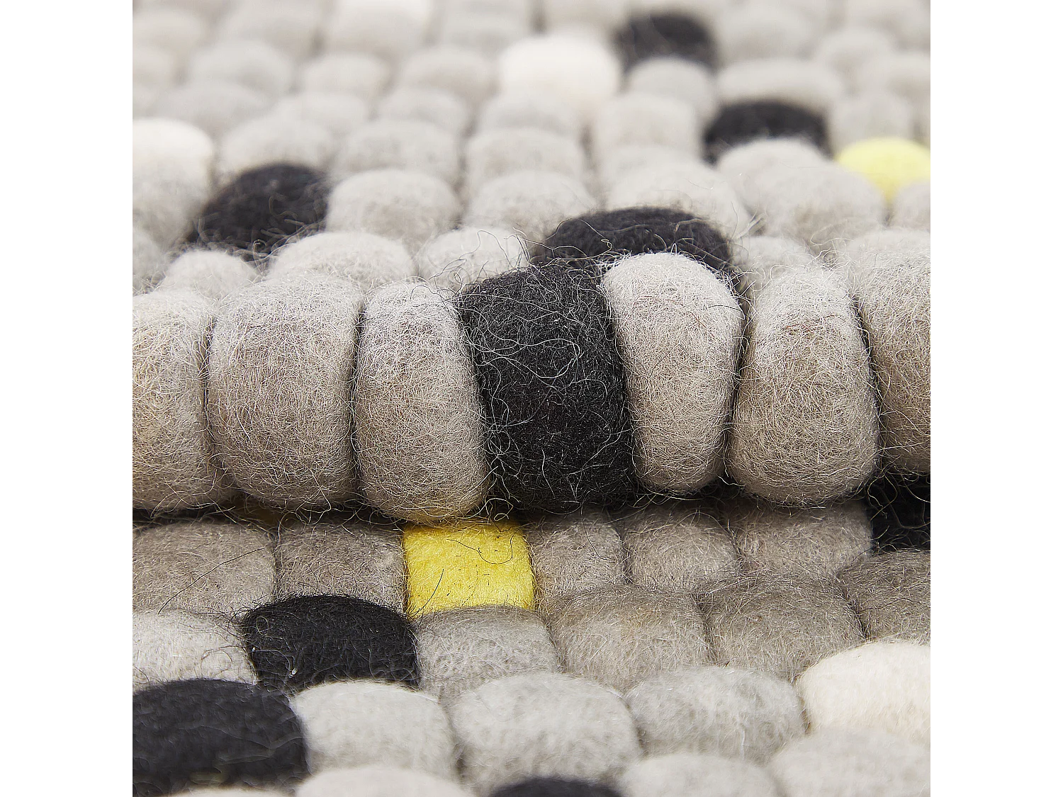 Tapete redondo cinzento claro ⌀ 140 cm PENEK