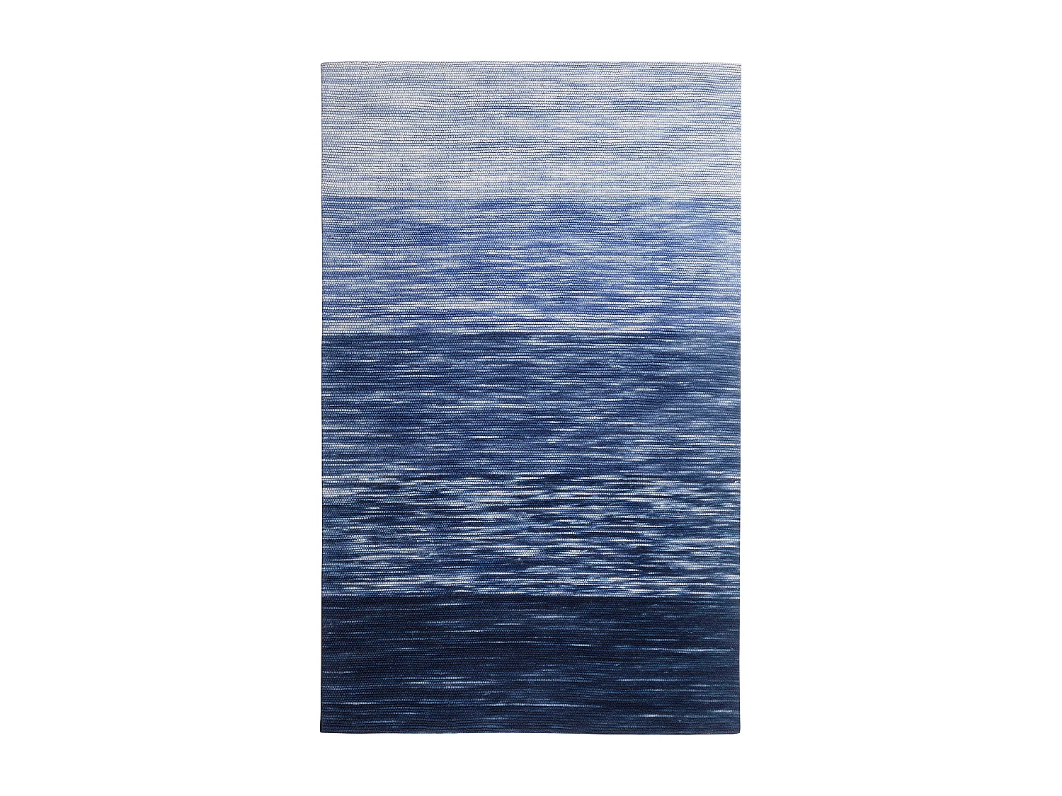 Alfombra de lana azul 140 x 200 cm KAPAKLI