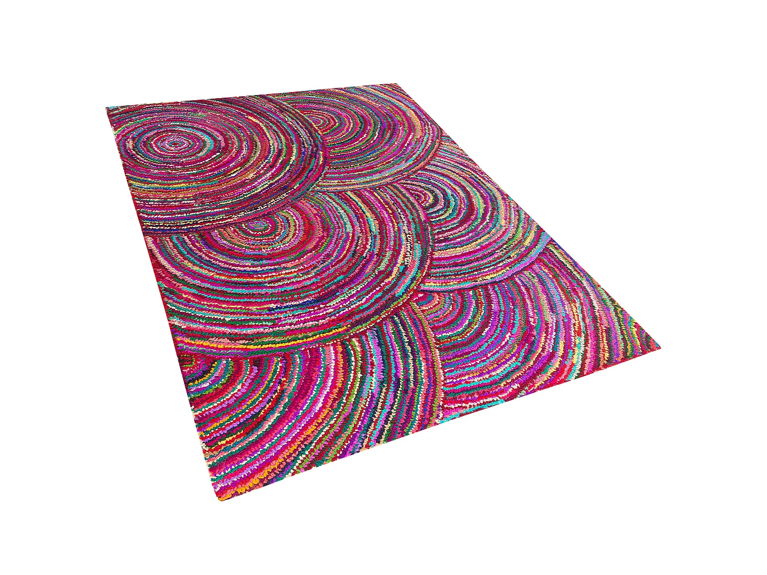 Teppich bunt 160 x 230 cm Shaggy KOZAN