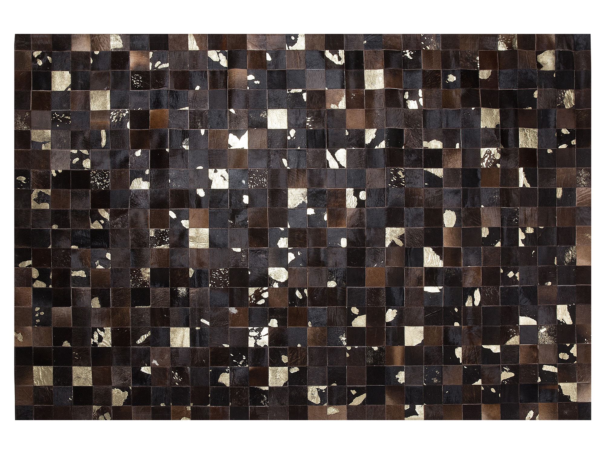 Tappeto Brunilda nero e marrone 200 x 300 cm