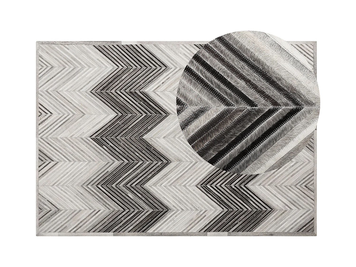 Tapis AYTEPE Gris 160 x 230 cm Cuir