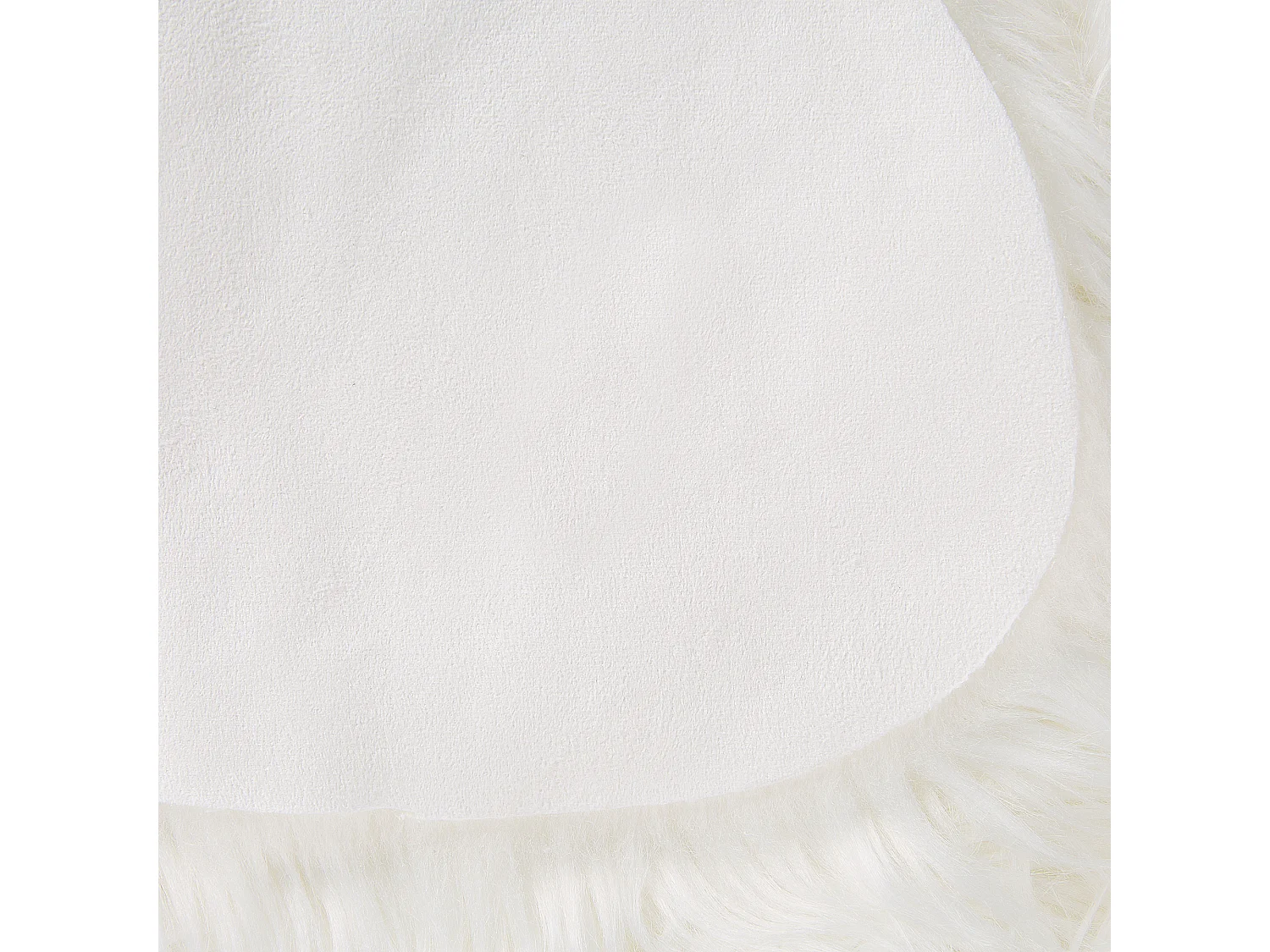 Tapis en fausse fourrure MUNGO Blanc 53 x 88 cm