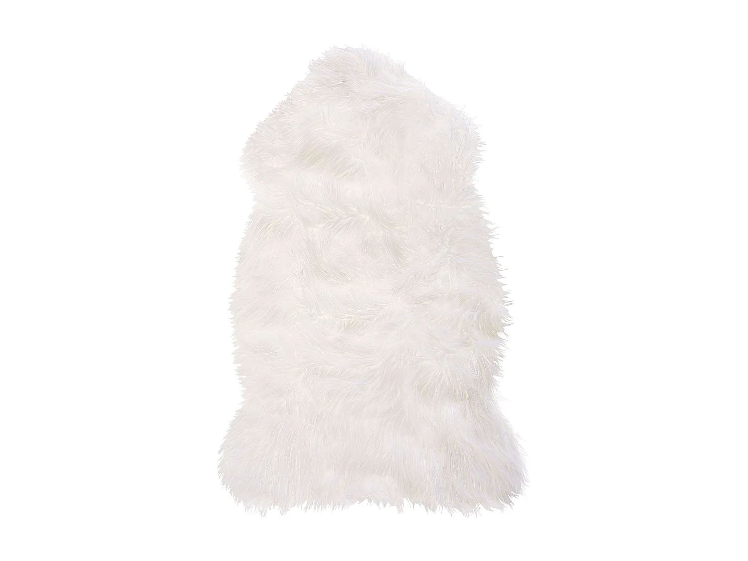 Kunstfell-Teppich Schaf weiss 88 cm MUNGO