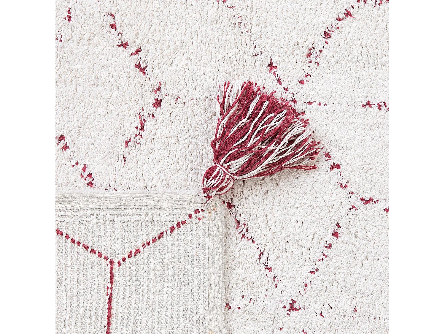 Tapis SAKARYA Blanc 80 x 150 cm Coton