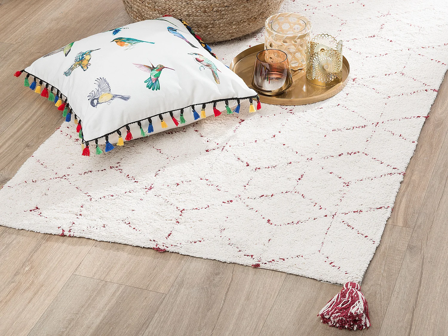 Tapis blanc 80 x 150 cm SAKARYA