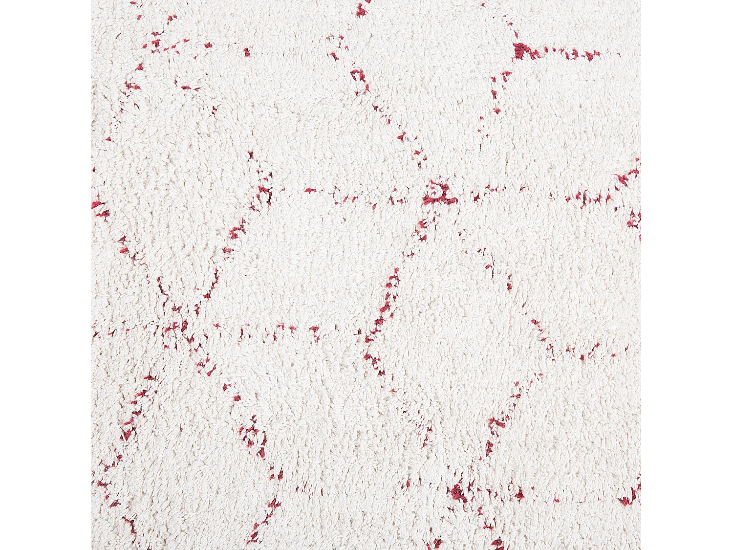 Teppich weiss 80 x 150 cm Kurzflor SAKARYA