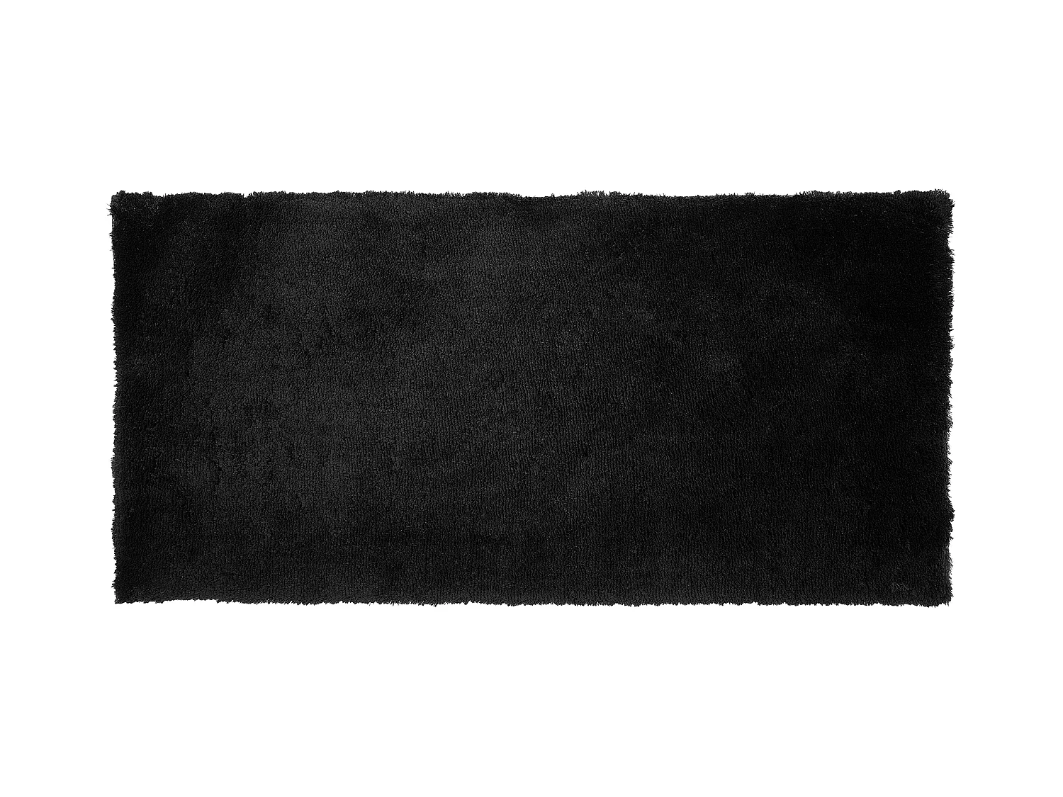 Tapis à poils longs EVREN Noir 80 x 150 cm