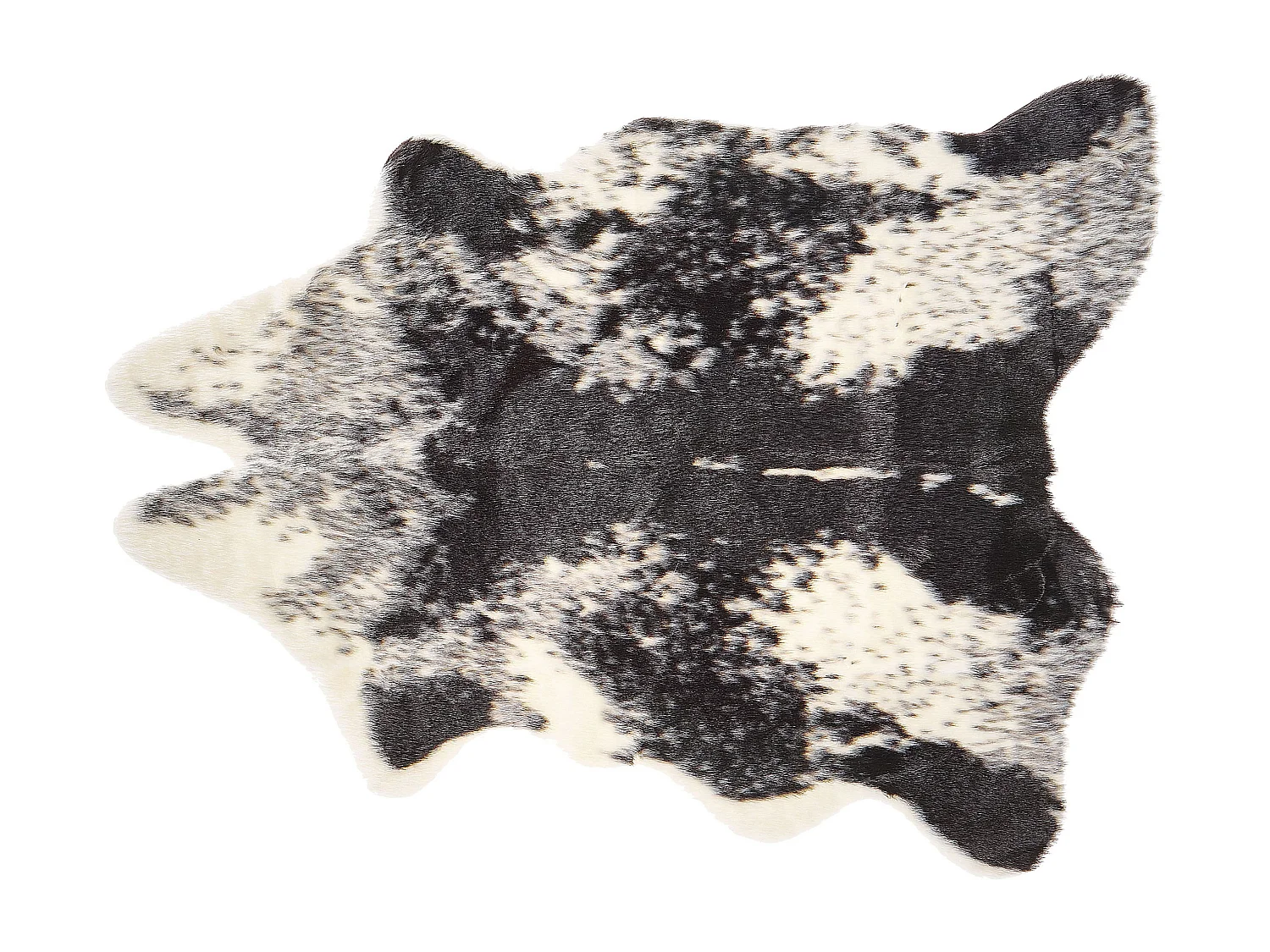 Vloerkleed koeienprint wit/zwart 90 x 60 cm NAMBUNG