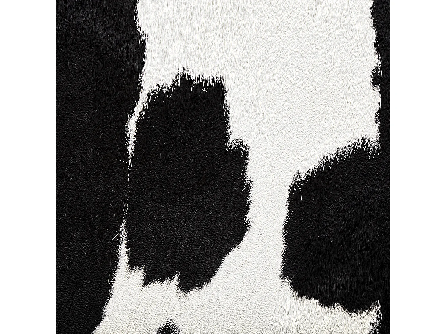 Vloerkleed koeienhuid zwart en wit 3-4 m² NASQU