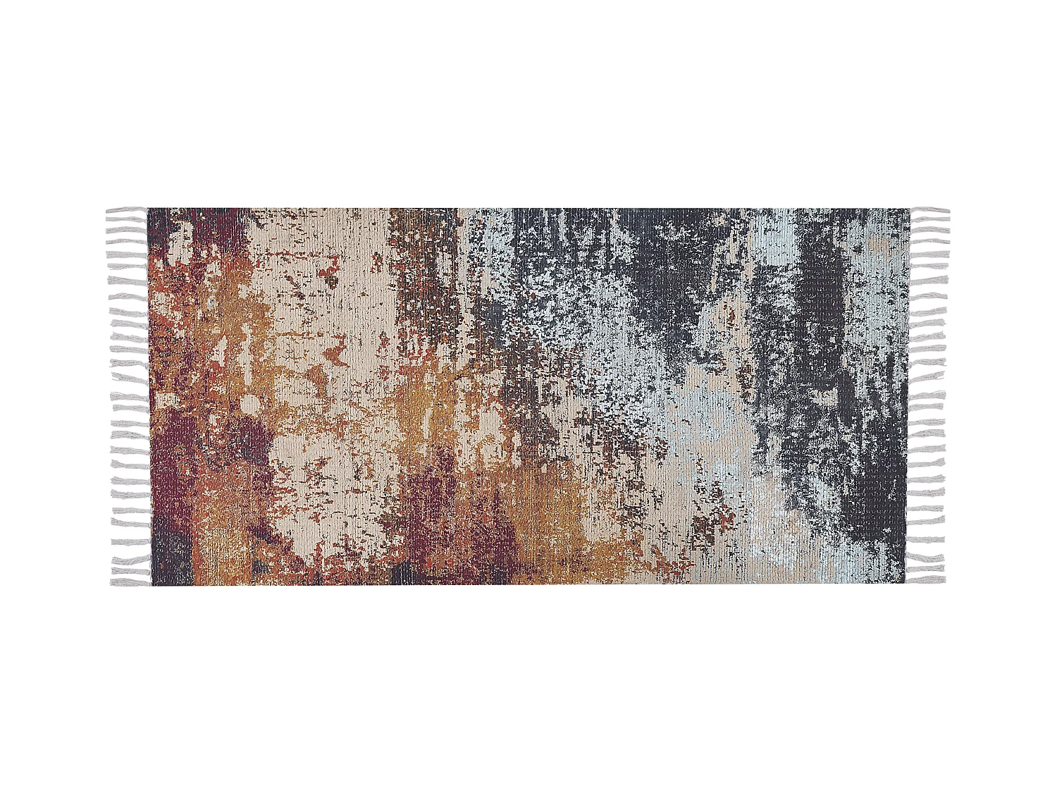 Vloerkleed polyester meerkleurig 80 x 150 cm GERMENCIK